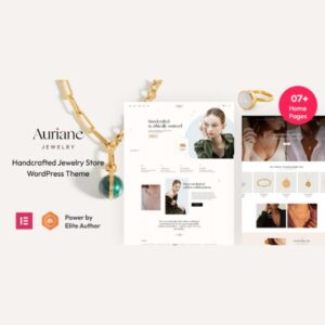 Auriane – Handcrafted Jewelry Store WordPress Theme