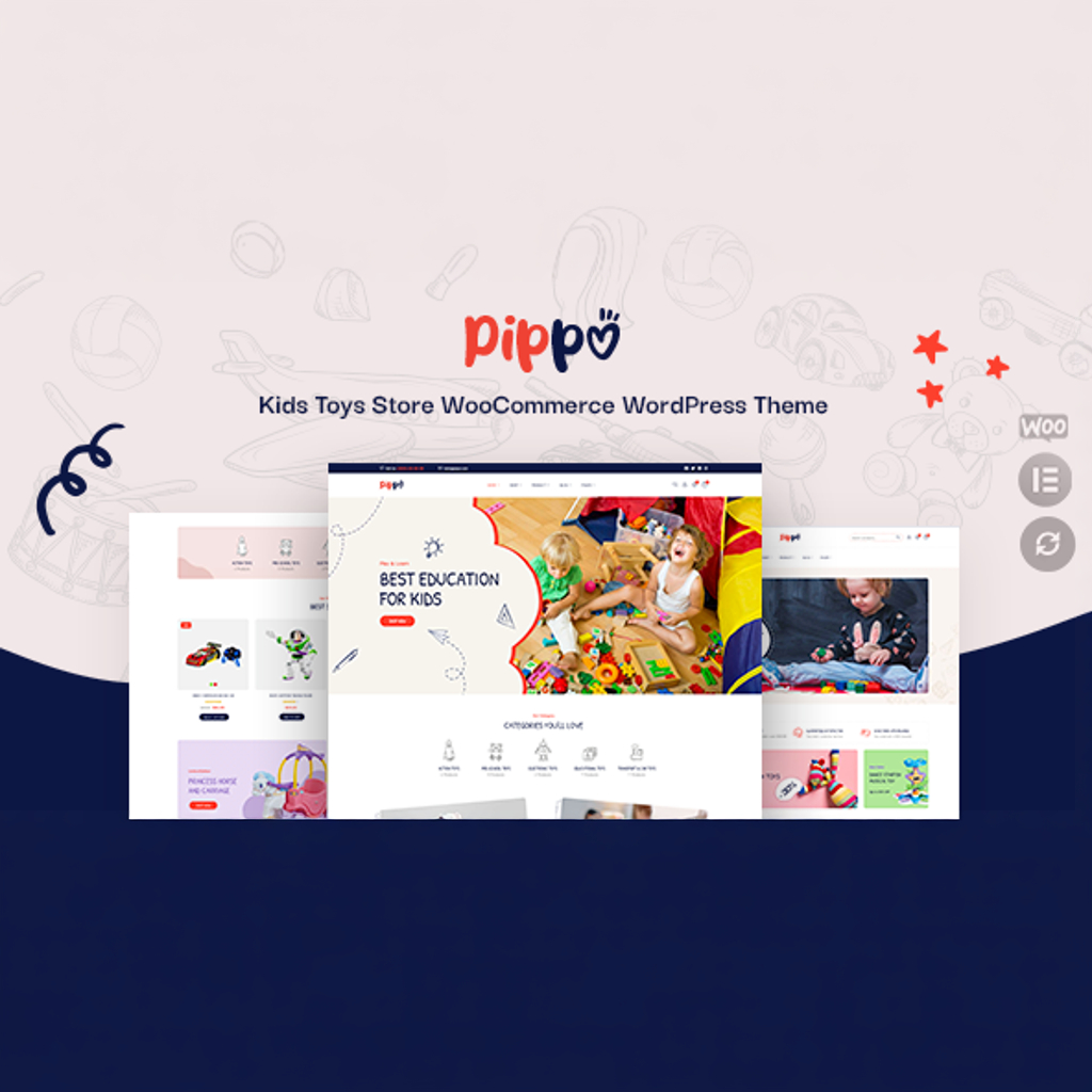Pippo - Kids Toys Store WooCommerce WordPress Theme