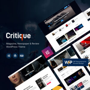Critique – Newspaper & Review Magazine WordPress Theme