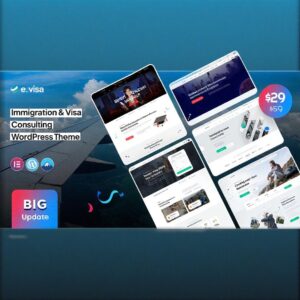 Evisa – Immigration and Visa Consulting WordPress Theme